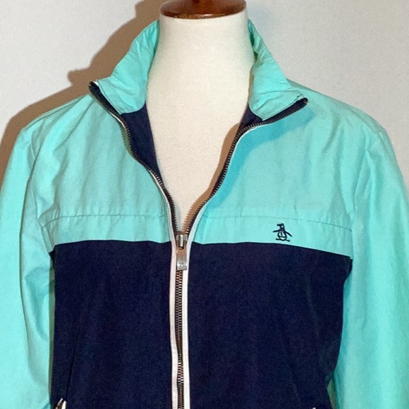 Penguin by Munsingwear windbreaker jacket,Small, zipper pockets,Velcro close,Sm - Picture 8 of 16